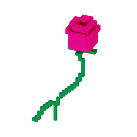 Rose  3D Icon