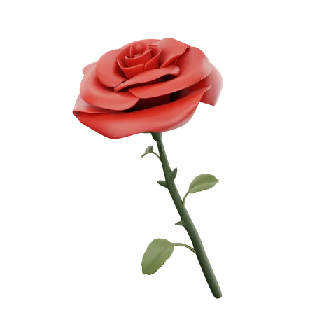 Rose  3D Icon