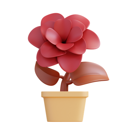 Rose  3D Icon