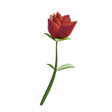 Rose  3D Icon