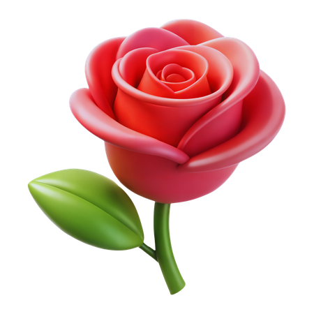 Rose  3D Icon