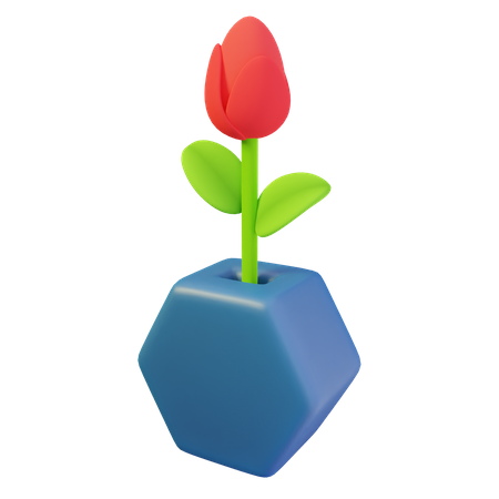 Rose  3D Illustration