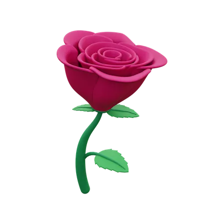 Rose  3D Icon