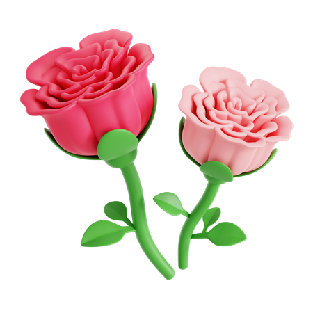 Rose  3D Icon