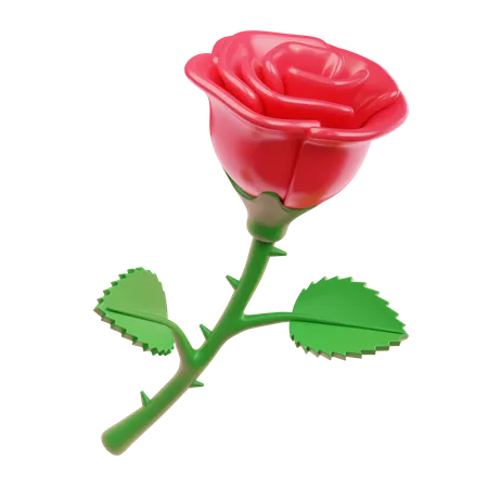 Rose  3D Icon