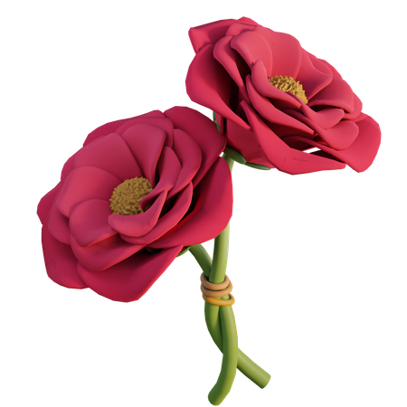 Rose  3D Icon