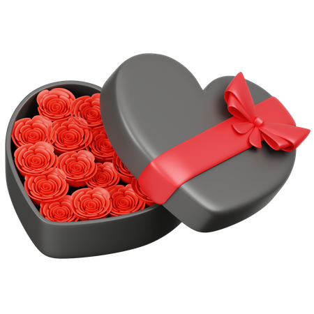 Rose Box  3D Icon