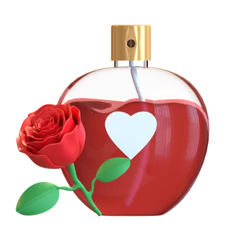 Rose Perfume  3D Icon