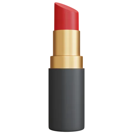 Roter Lippenstift  3D Icon