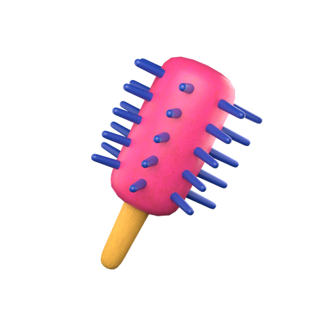 Round Comb  3D Icon