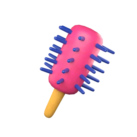 Round Comb  3D Icon