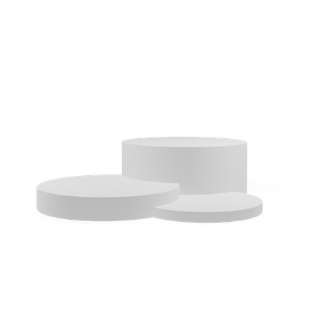 Round podium pedestal  3D Icon