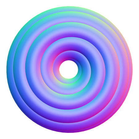 Round Shape  3D Icon