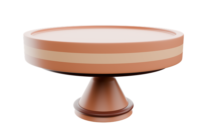 Round Table  3D Icon