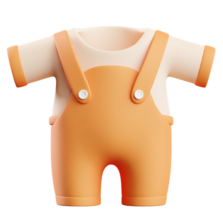 Roupas infantis  3D Icon