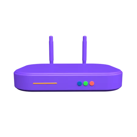 Router  3D Illustration