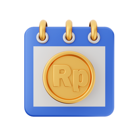 Rp Calendar  3D Icon