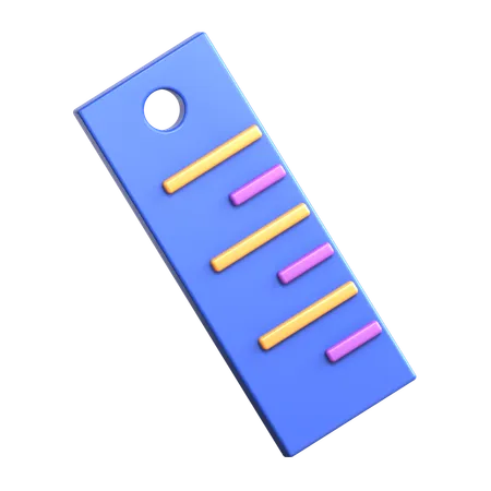 Ruler Tool  3D Icon