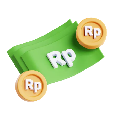 Rupiah  3D Icon