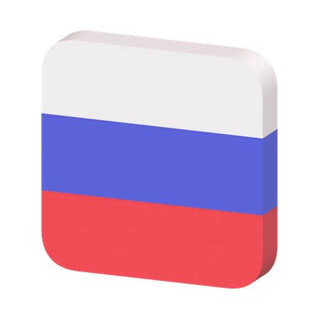 Russia Flag  3D Icon