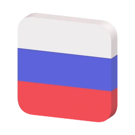 Russia Flag  3D Icon