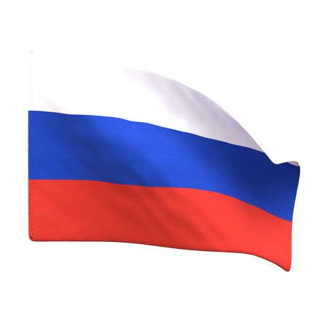 Russia Flag  3D Icon