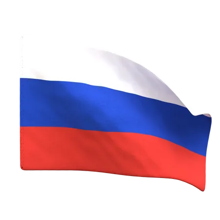 Russia Flag  3D Icon