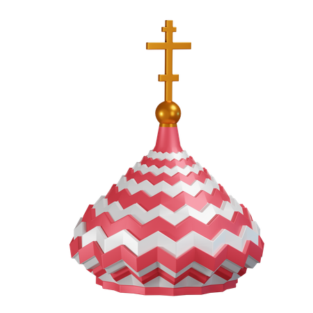 Russian Red Dome  3D Icon