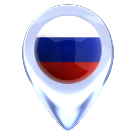 Russland  3D Icon