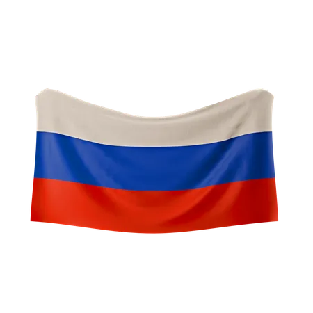 Russland Flagge  3D Icon