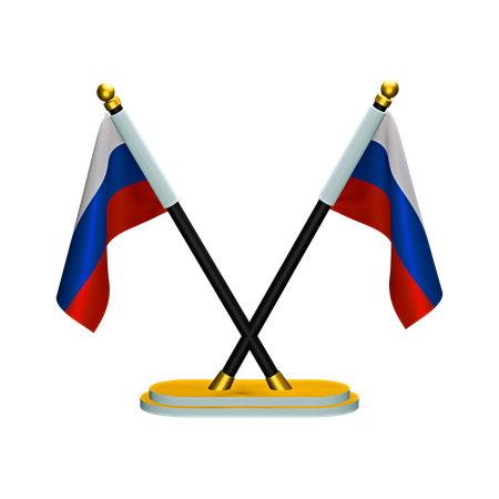 Russland Flagge  3D Icon