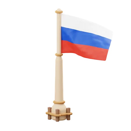 Russland Flagge  3D Icon