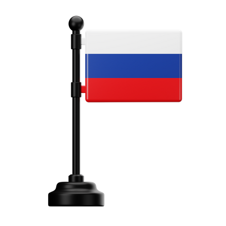 Russland Flagge  3D Icon