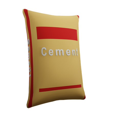 Saco de cemento  3D Illustration