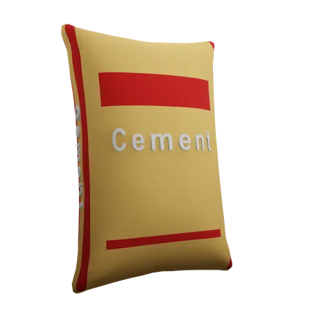 Saco de cemento  3D Illustration