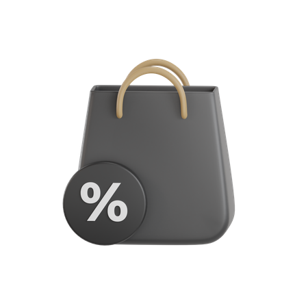 Bolsa de compras  3D Icon