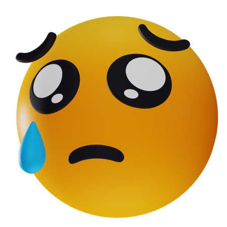 Sad Emoji  3D Icon