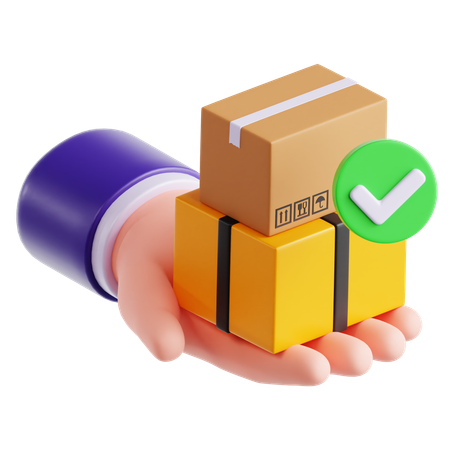 Safe Delivery  3D Icon