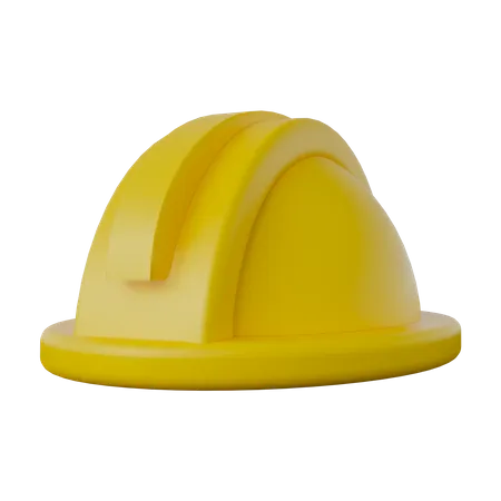 Safety Helmet  3D Icon