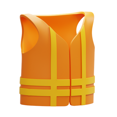 Safety Jacket  3D Icon