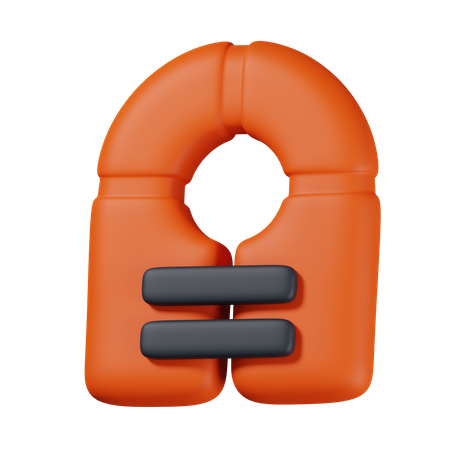 Safety Jacket  3D Icon