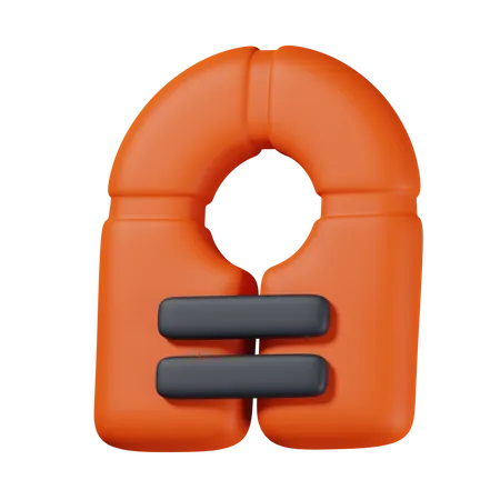 Safety Jacket  3D Icon