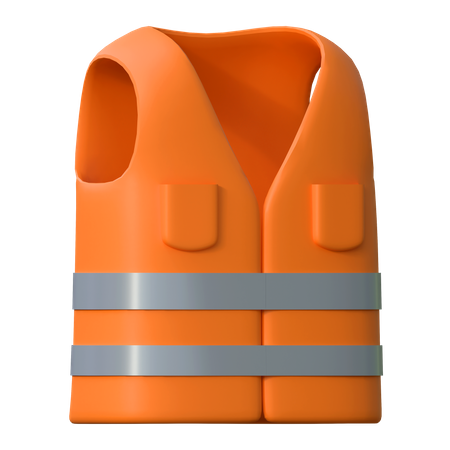 Safety Jacket  3D Icon