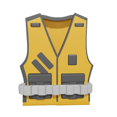 Safety Vest  3D Icon