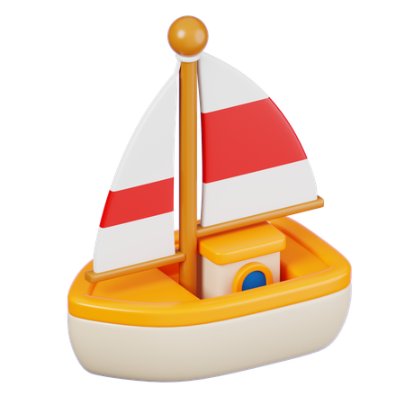 Sailboat  3D Icon