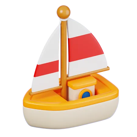 Sailboat  3D Icon