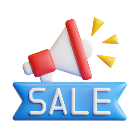 Sale Announcement  3D Icon