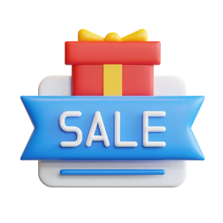 Sale Gift  3D Icon