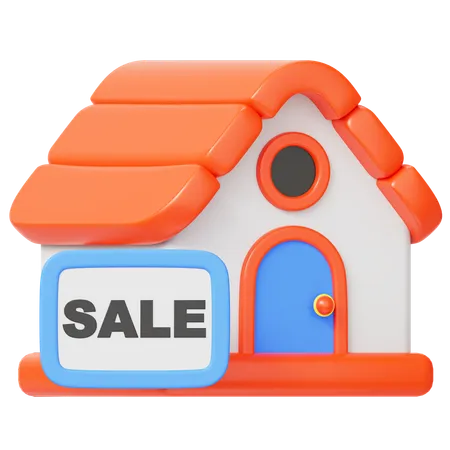 Sale House  3D Icon