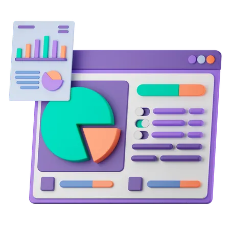 Sale Report  3D Icon